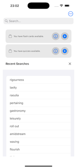 Search Interface